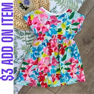 *Play Condition* Old Navy Toddler Girl’s Colorful Floral Casual Dress